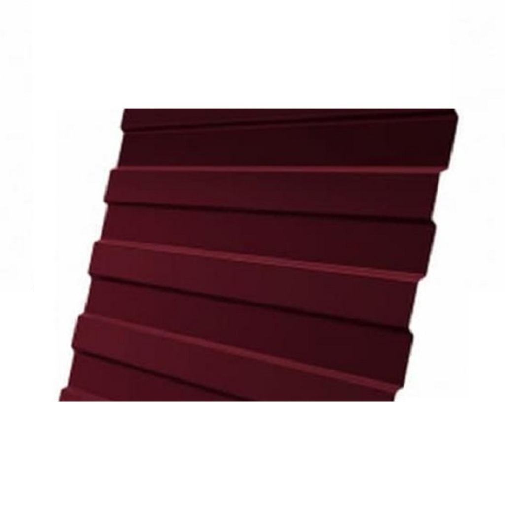 Профнастил Металл Профиль С-8 темная вишня 0.4х1200х2000 мм для кровли, фасада, забора