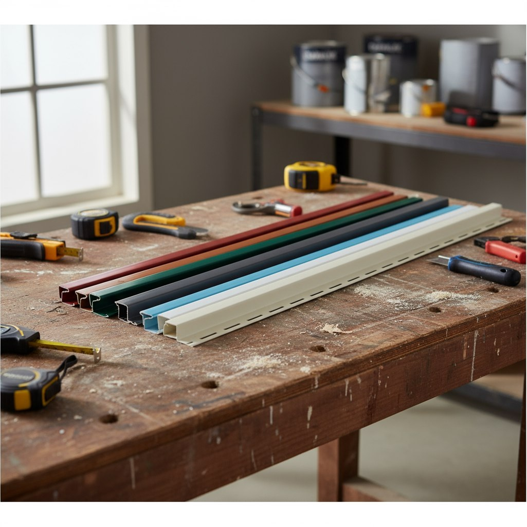 Сайдинг-планка Альта-Профиль j-trim окантовочная, для сайдинга, кремовая, длина 3000 мм