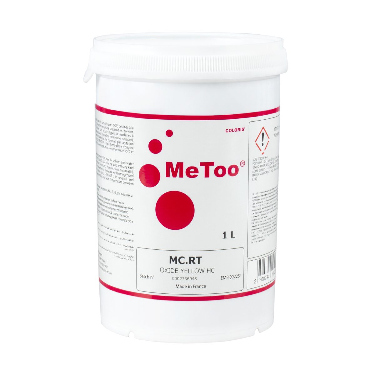 Колорант для колеровочных машин Рогнеда MC.RT, 1 л, yellow oxide