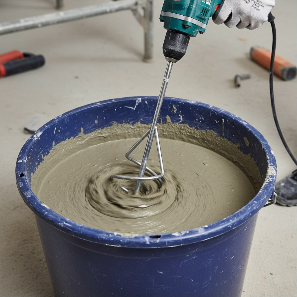 Миксер Кедр для сухих смесей, для плотной массы, хвостовик SDS+, 100х600 мм, 097-1060