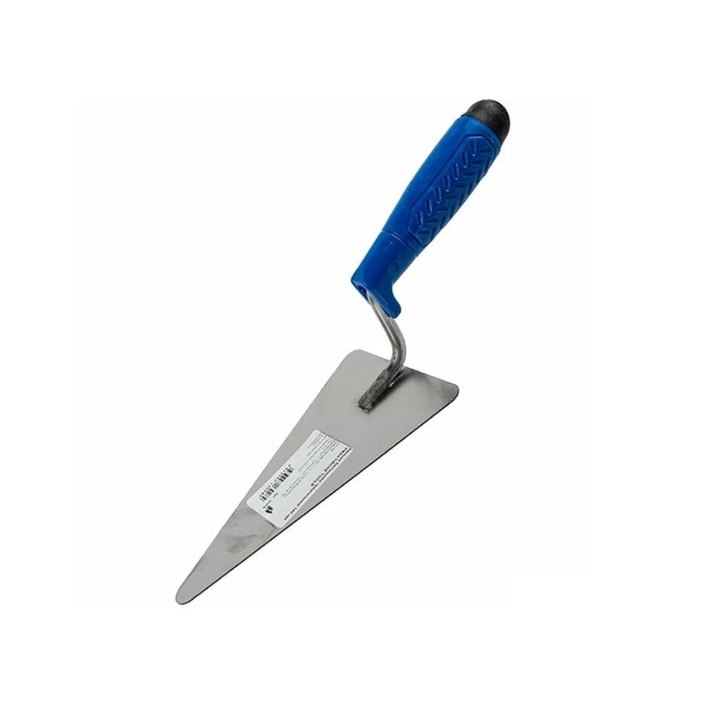 Кельма треугольная Шабашка 0021-039, 227631, пластиковая ручка, длина лезвия 160 мм 