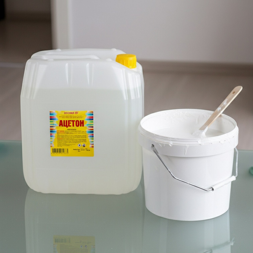 Ацетон технический Ясхим 220624, 10 литров, органический, для внутренних и наружных работ