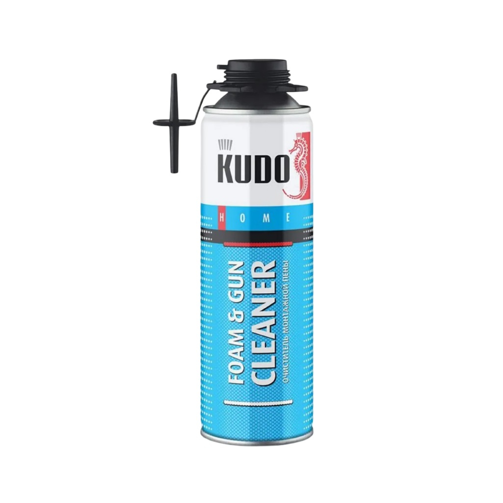Очиститель монтажной пены Kudo Home Foam Gun Cleaner KUPH06C, для внутренних и наружных работ, объем 650 мл
