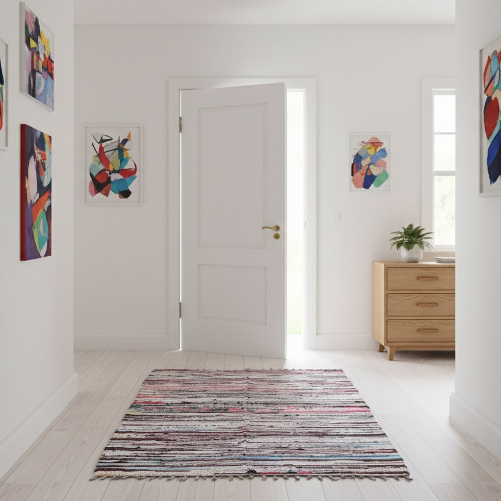 Коврик хлопковый Sunstep 33-155, прямоугольник, для прихожей и гостиной, 120х180 см