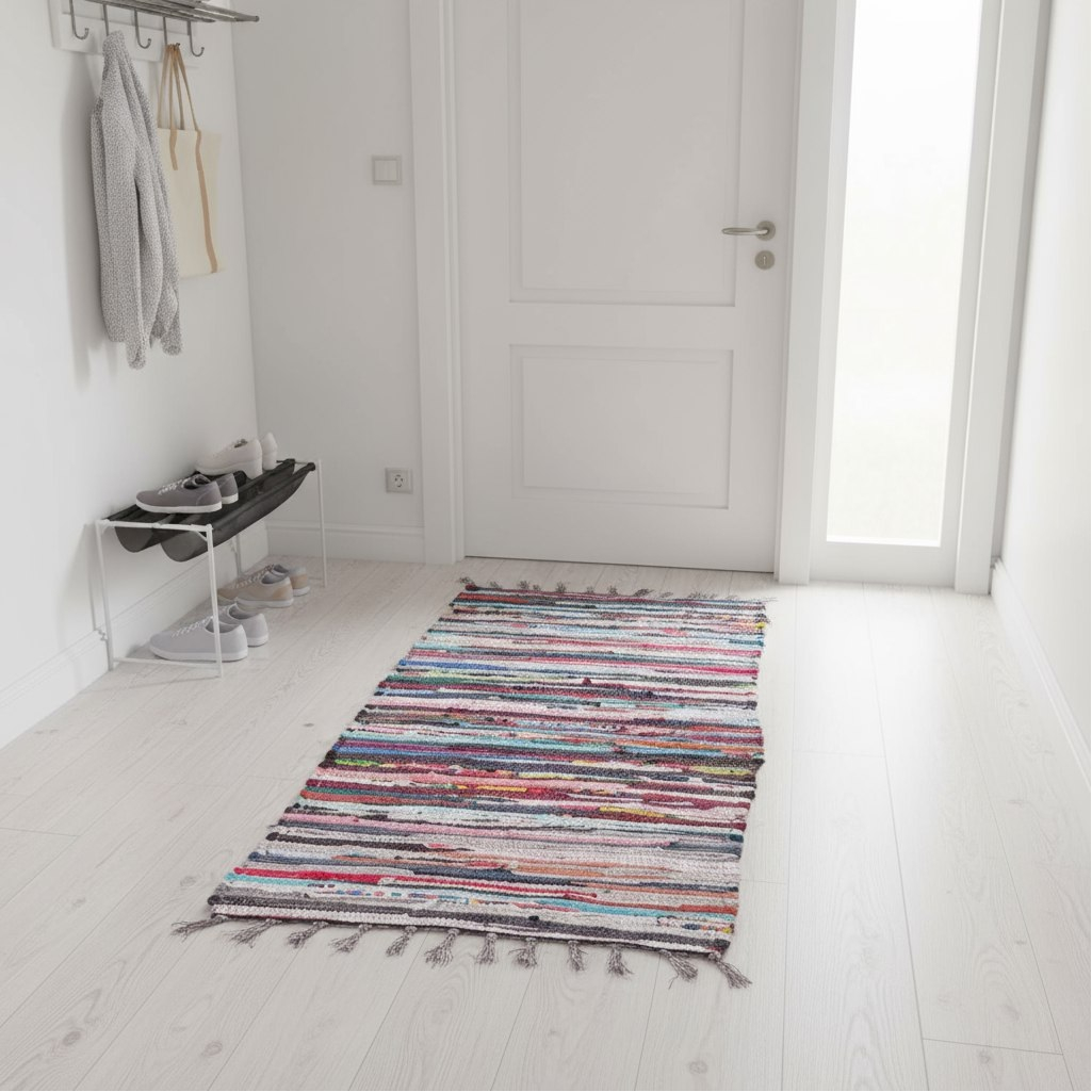 Коврик хлопковый Sunstep 33-154, прямоугольник, для прихожей и гостиной, 55х110 см