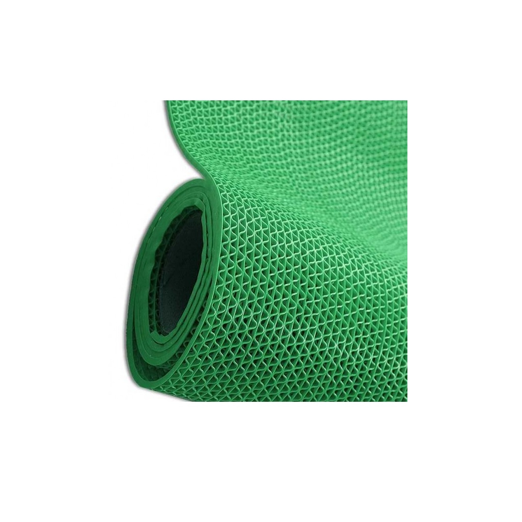 Противоскользящее покрытие Зиг-Заг, толщина 5 мм, ширина 1200 мм, цвет зеленый