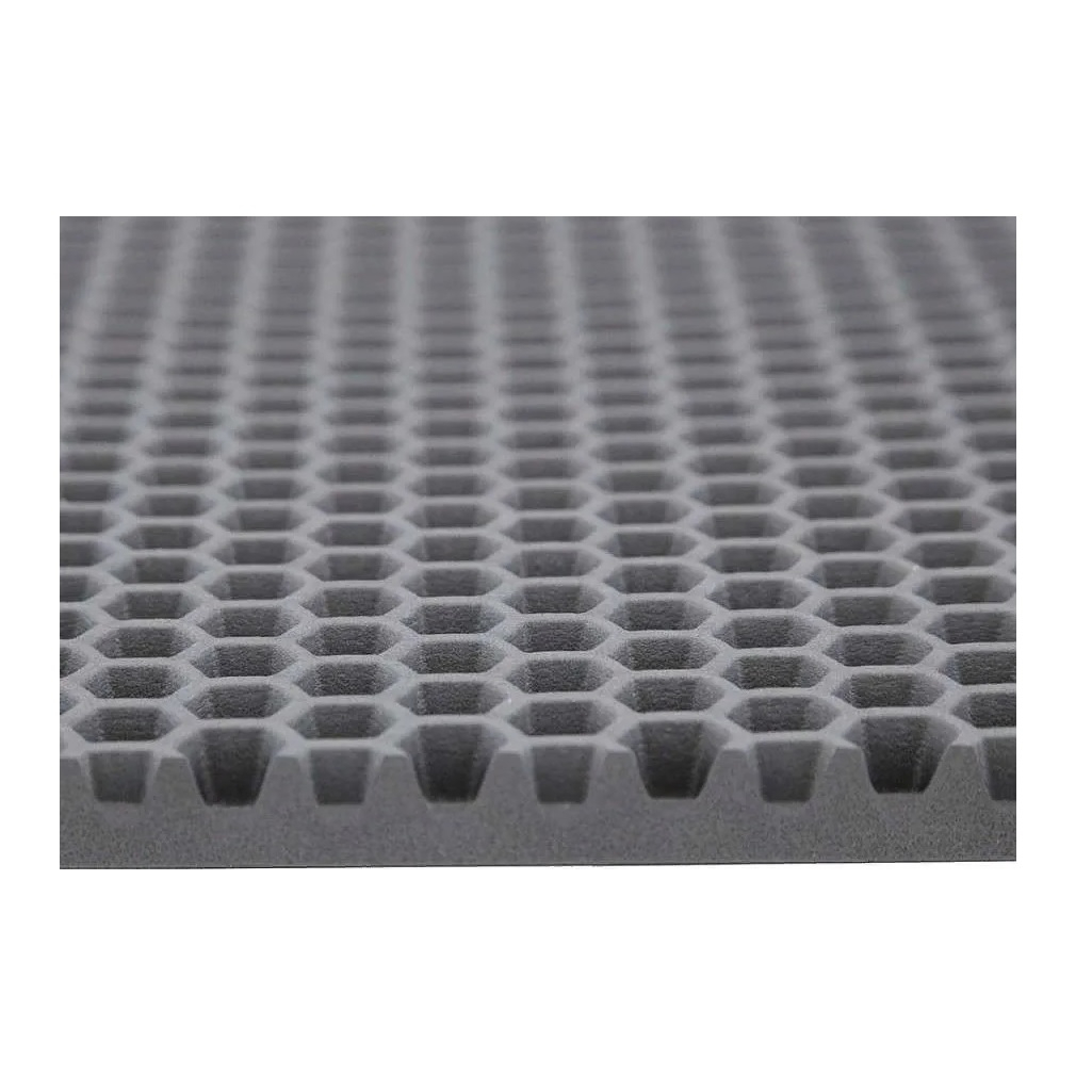 Коврик придверный Sunstep Crocmat 75-002, серый, 400х600 мм, универсальный