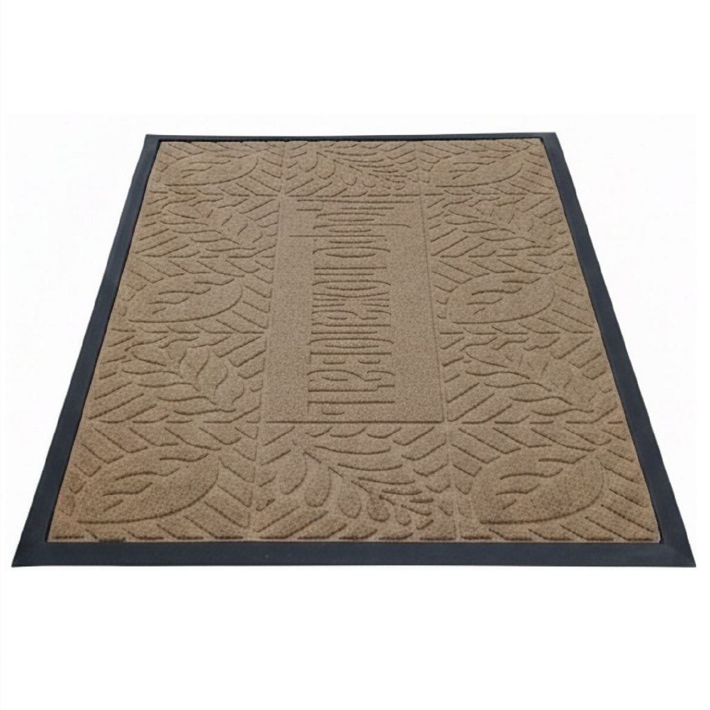 Коврик придверный ComeForte Уют классик СС002733, резина, светло-коричневый, 60х90 см