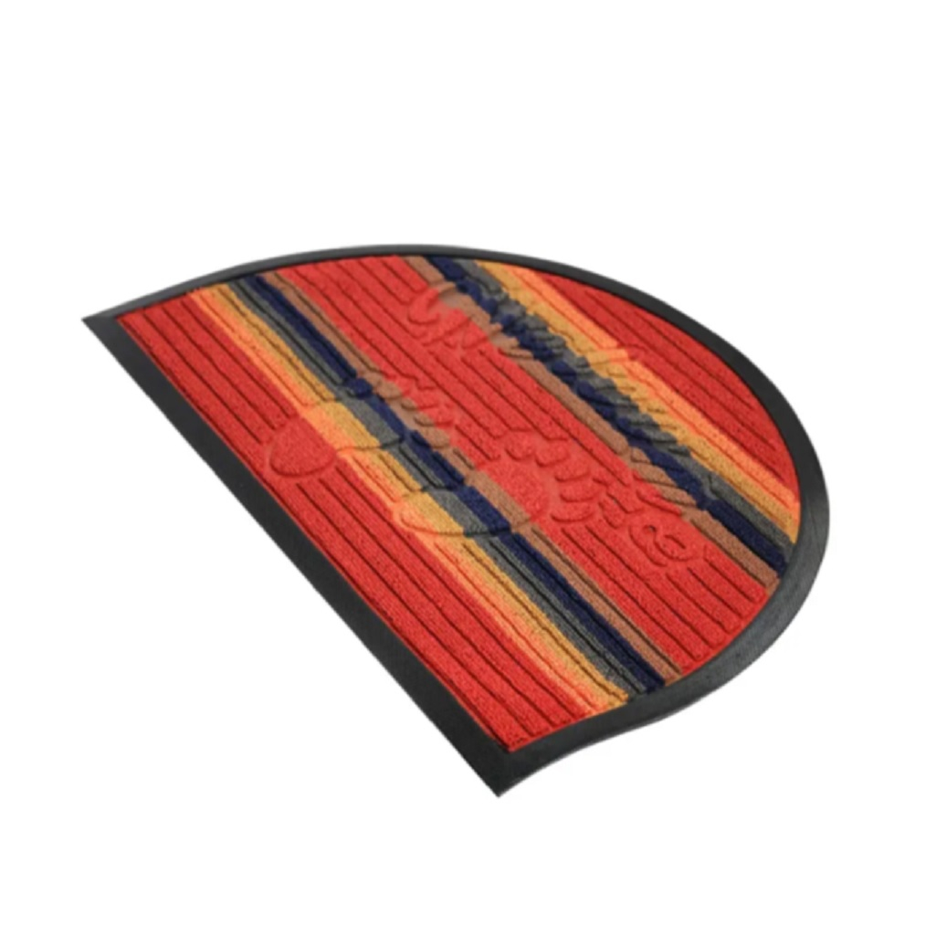 Коврик придверный ComeForte Уют CC001560, резина, мультиколор бордовый, 45х75 см