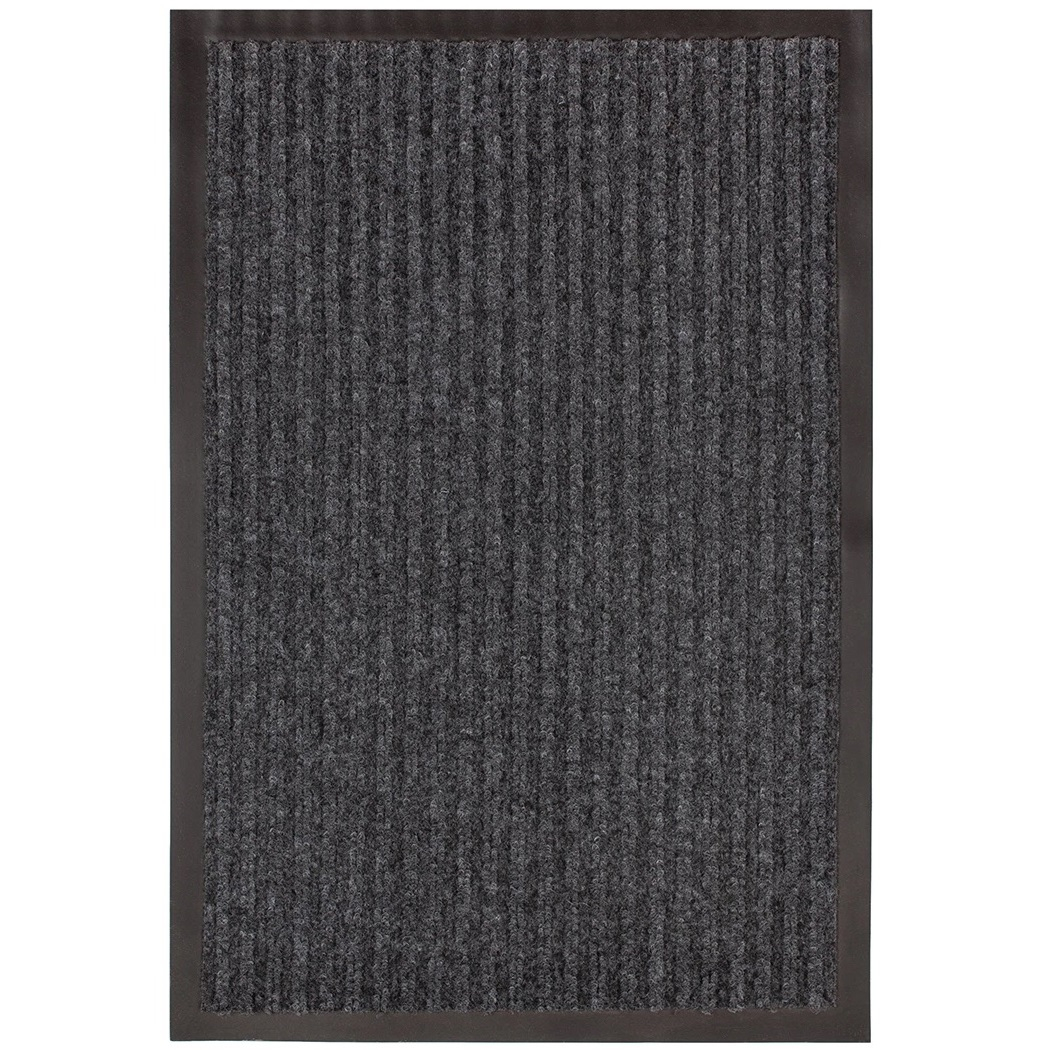 Коврик придверный ComeForte Floor Mat Ребристый, серый, полиэстер, 1200х2000 мм