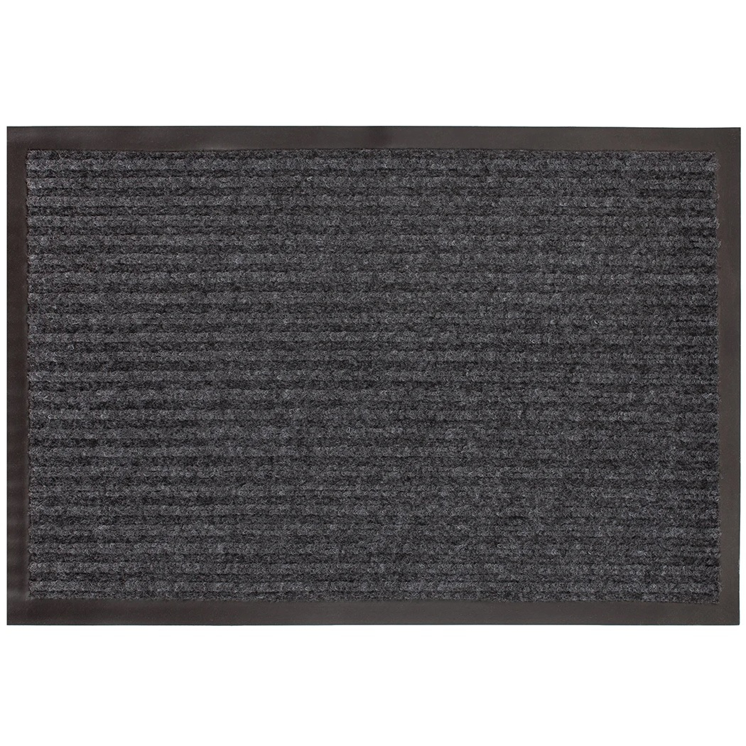 Коврик придверный ComeForte Floor Mat Ребристый, серый, полиэстер, 1200х2000 мм