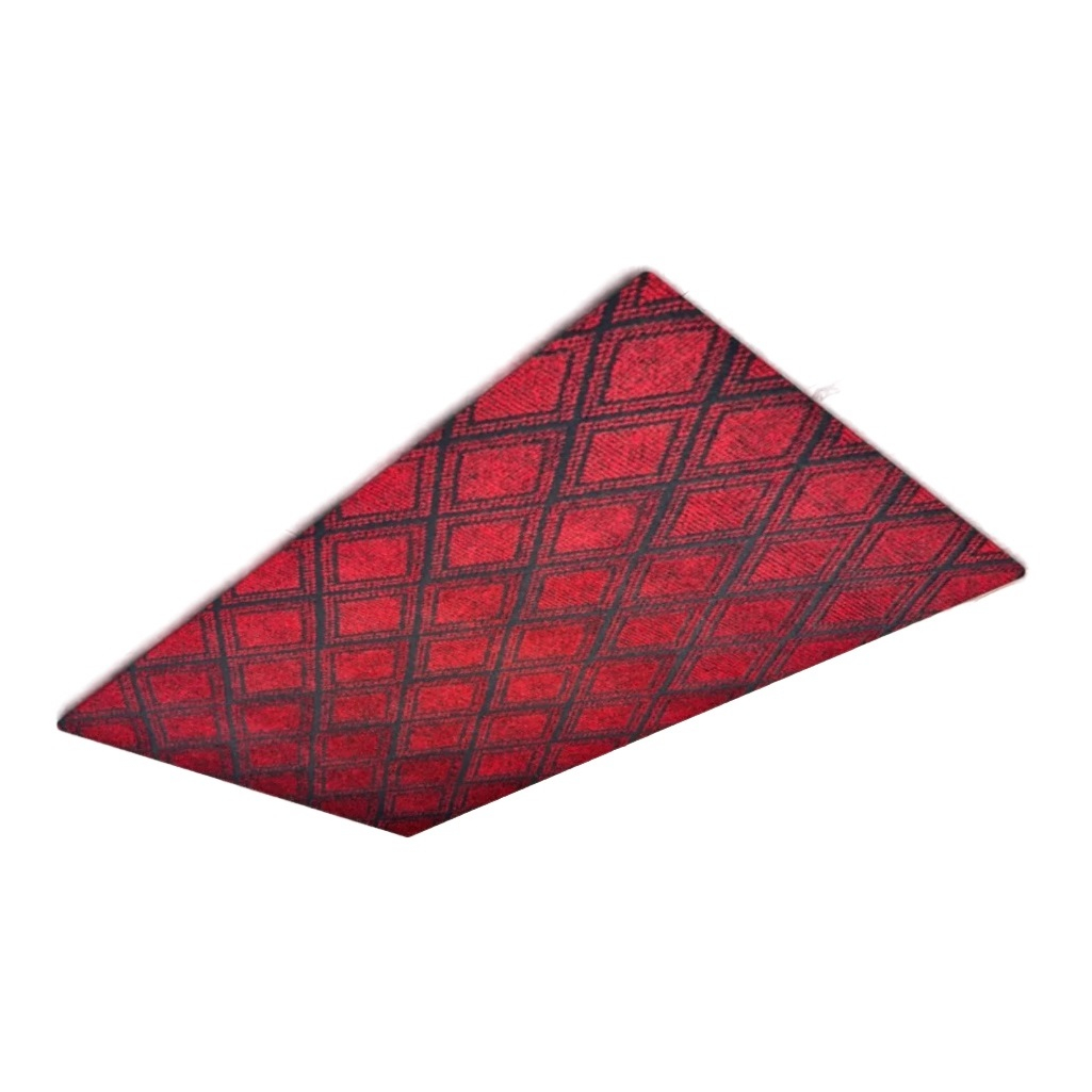 Коврик придверный ComeForte Жаккард, Ромб красный, 400х600 мм, противоскользящий