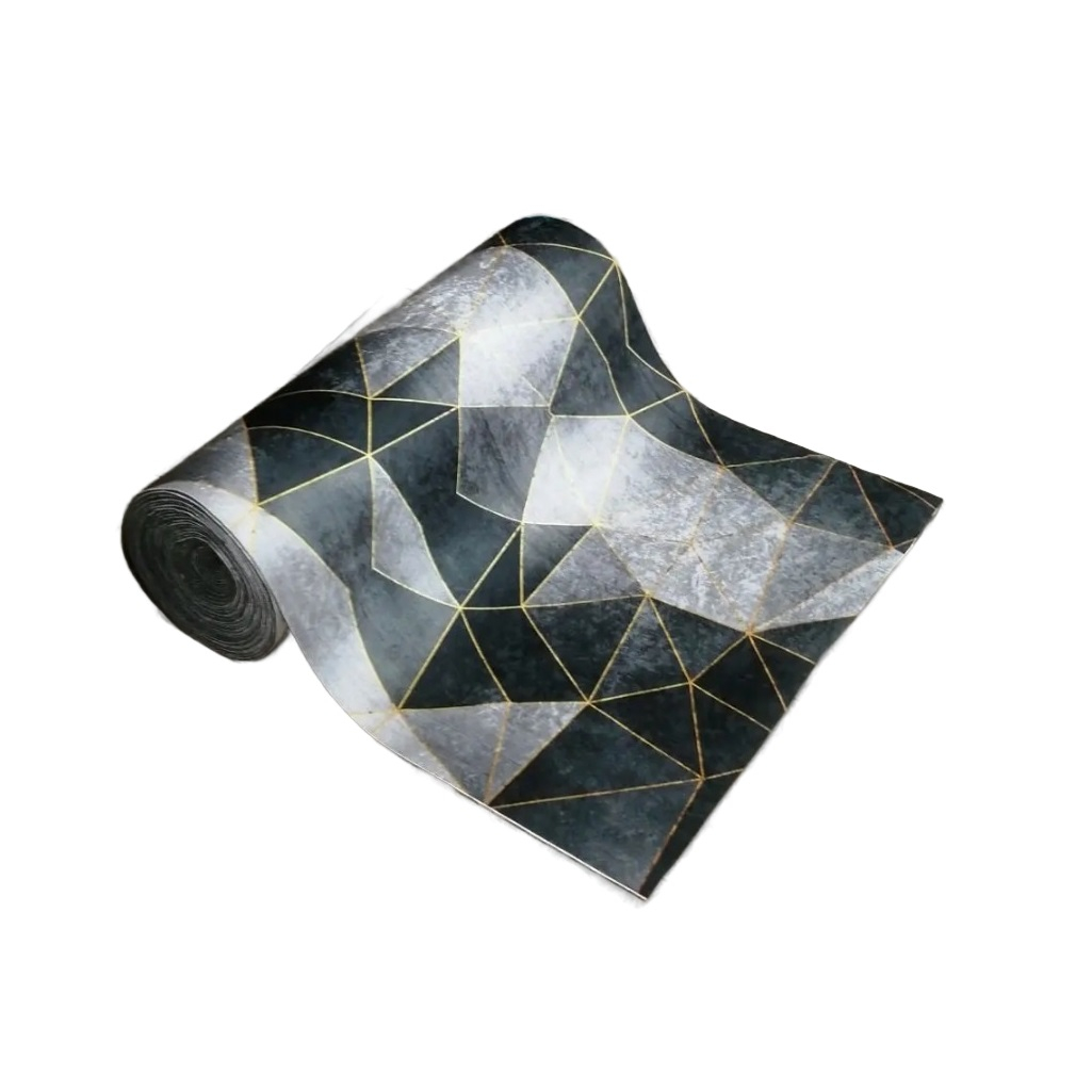 Ковровая дорожка с 3D рисунком, глянец, нетканый ПЭ, 800х4 мм, FG 08-003