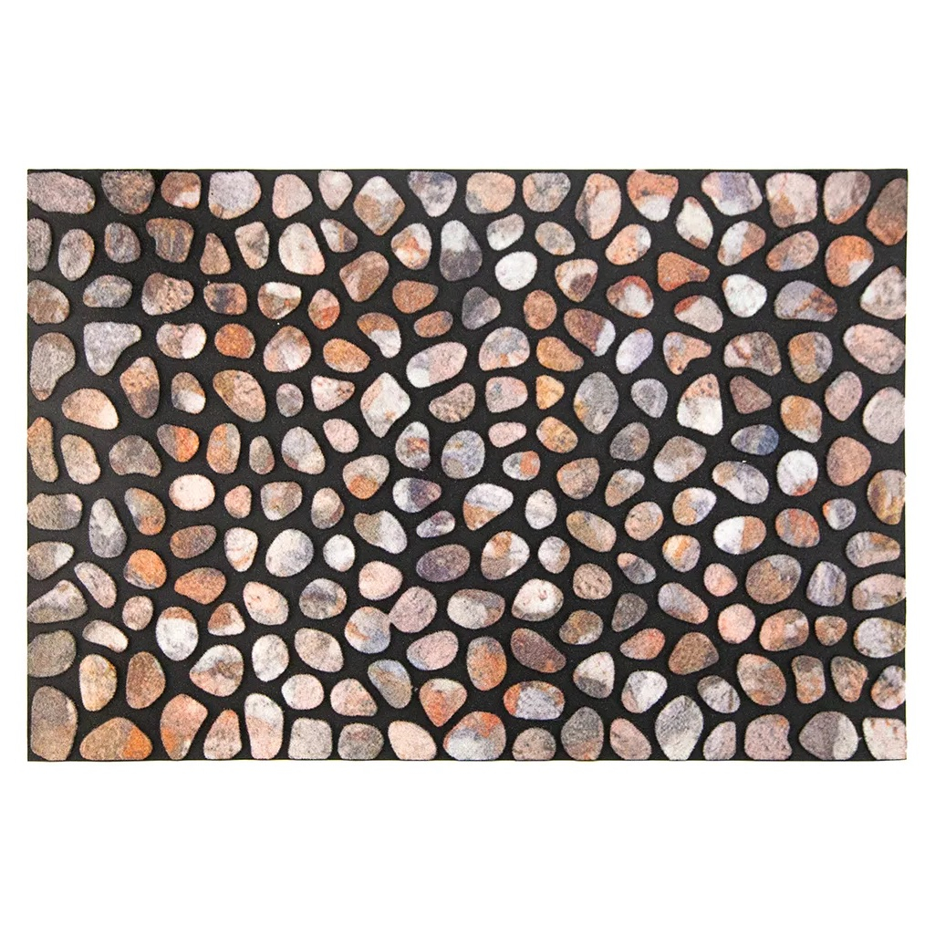 Коврик придверный Sunstep Pebble 37-986, флокированный, 400х600 мм
