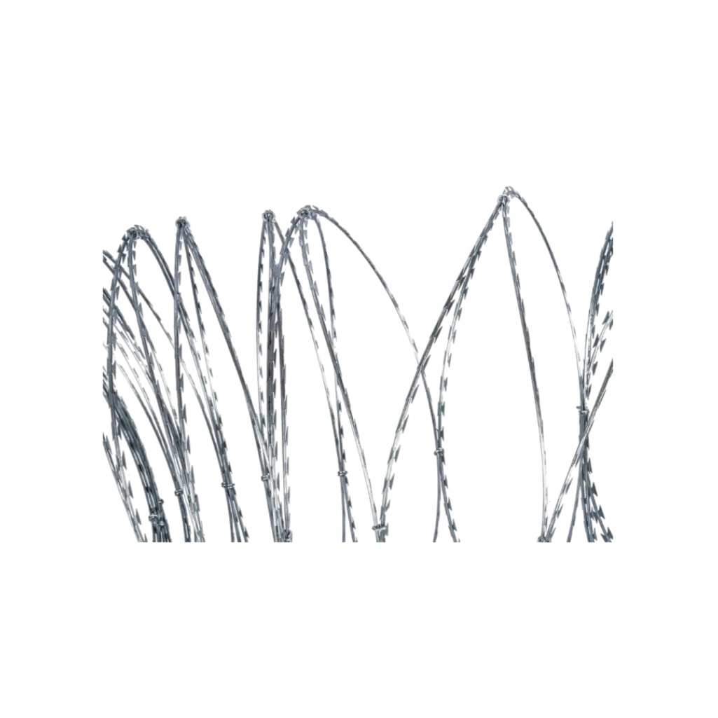 Проволока колючая для охранного ограждения АКЛ 450/40/3, 10 м, оцинкованная