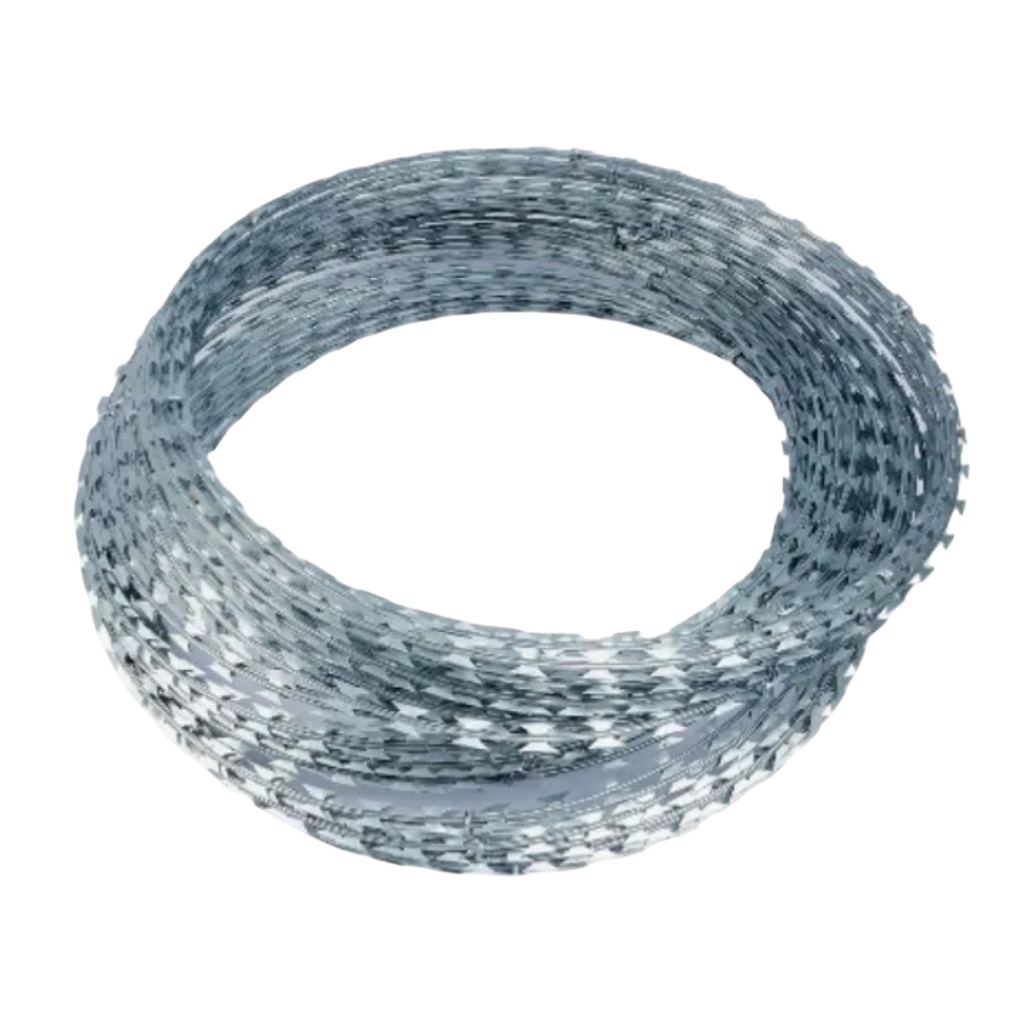 Проволока колючая для охранного ограждения АКЛ 450/40/3, 10 м, оцинкованная