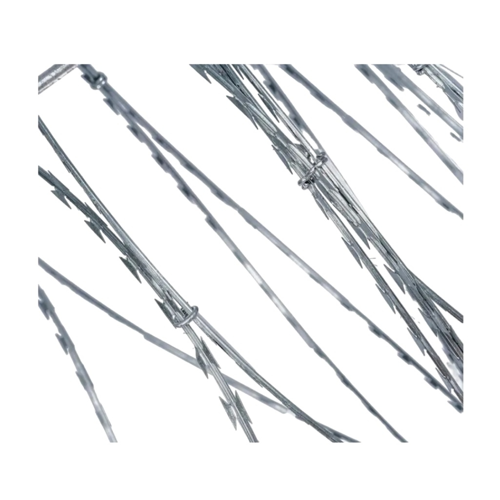 Проволока колючая для охранного ограждения АКЛ 450/40/3, 10 м, оцинкованная