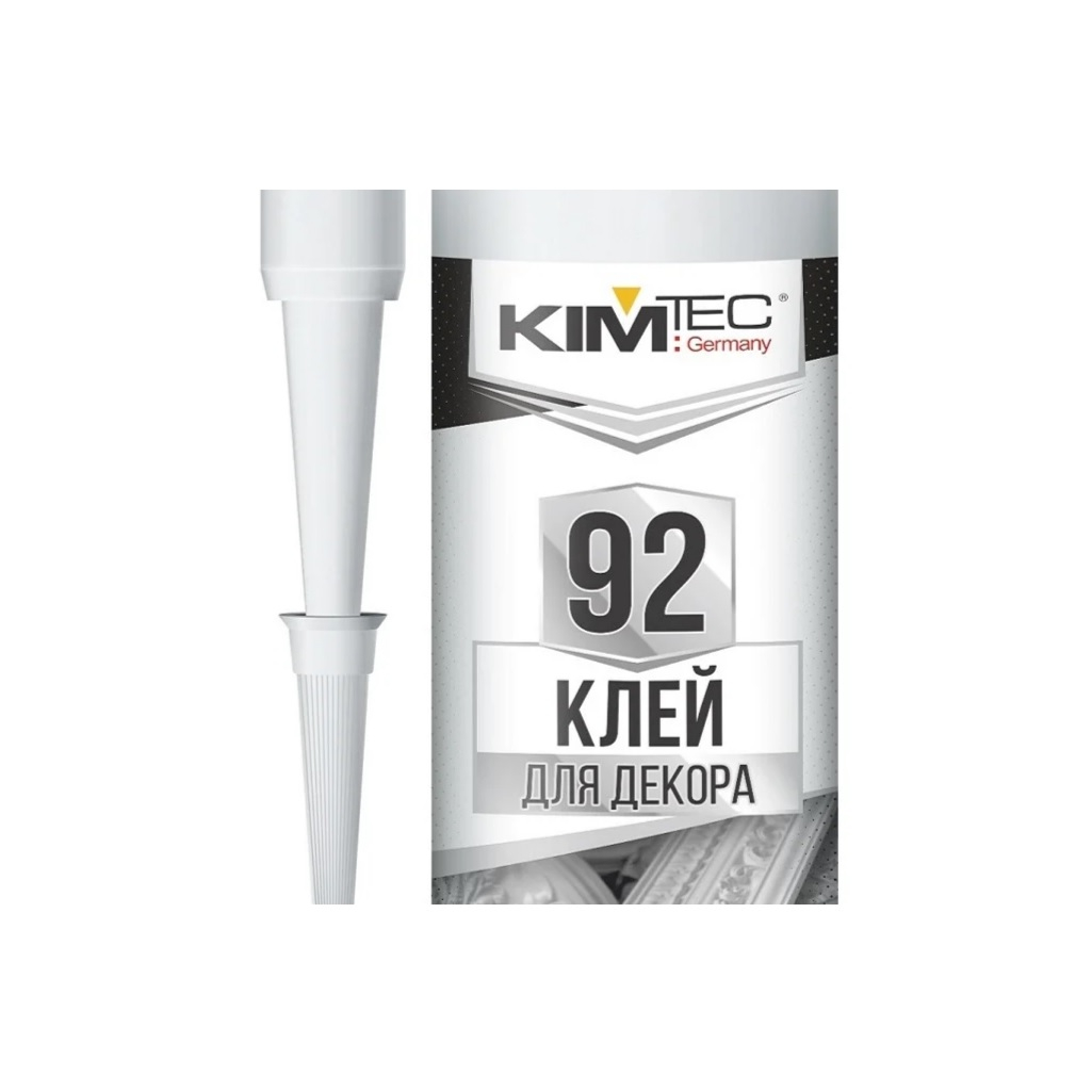 Клей монтажный Kim Tec 92, 03-01-92, для декора, тиксотропный, влагостойкий, белый, 280 мл
