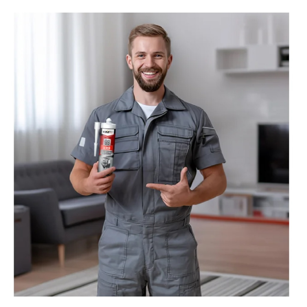 Клей всесезонный Kim Tec 99, 03-01-99, сверхпрочный, универсальный, бежевый, 280 мл