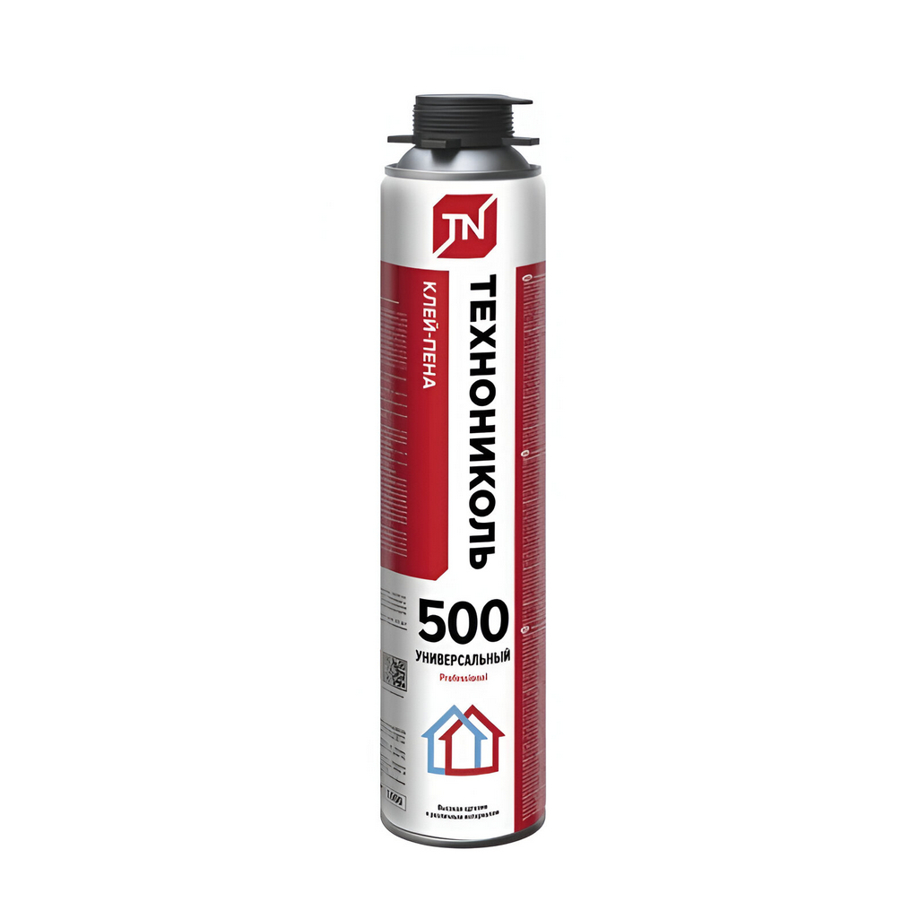 Клей-пена Технониколь Professional 500  20791 универсальная, профессиональная, летняя, 1000 мл