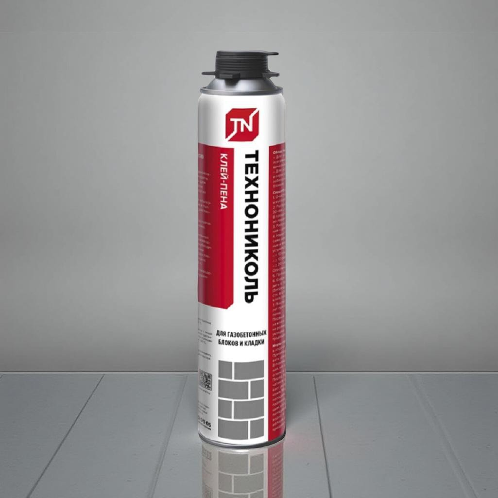 Клей-пена Технониколь для газобетонных блоков и кладки, всесезонная, 1000 мл