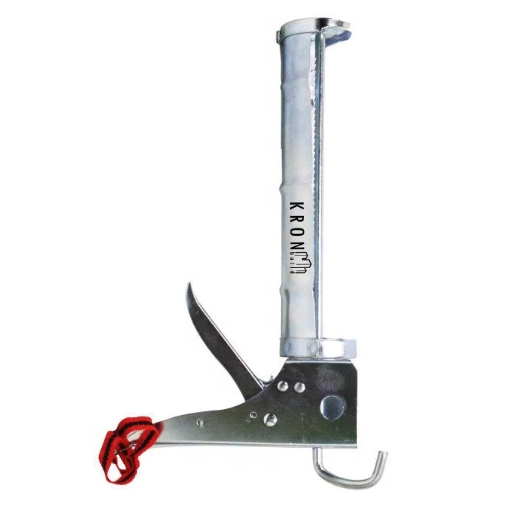 Пистолет для герметика KRONbuild S2, механический, полукорпусной, стальной, хром