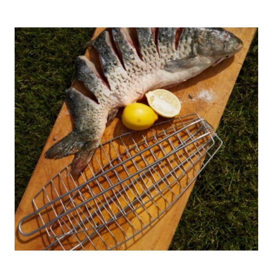 Решетка для рыбы к тандырам, ширина150 мм, рабочая длина 360 мм, общая длина 500 мм