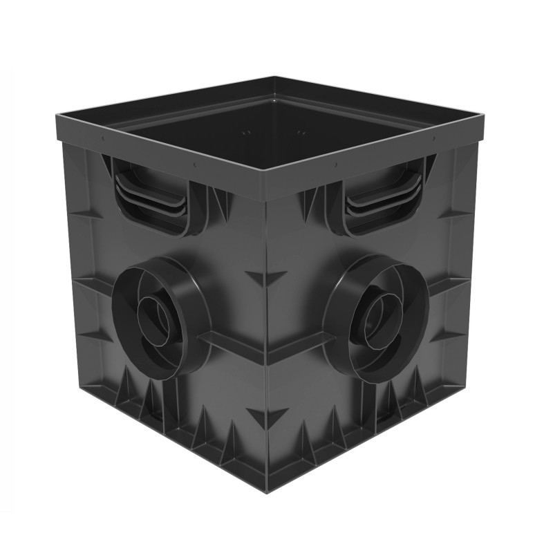 Дождеприемник Gidrolica Point ДП 30-30, 230, 300х300х300 мм, пластиковый, класс нагрузки С250, без комплектующих