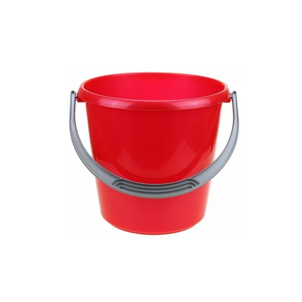 Ведро Мартика Соло, круглое, перламутровый красный, пластик, 3 л, С630КРА