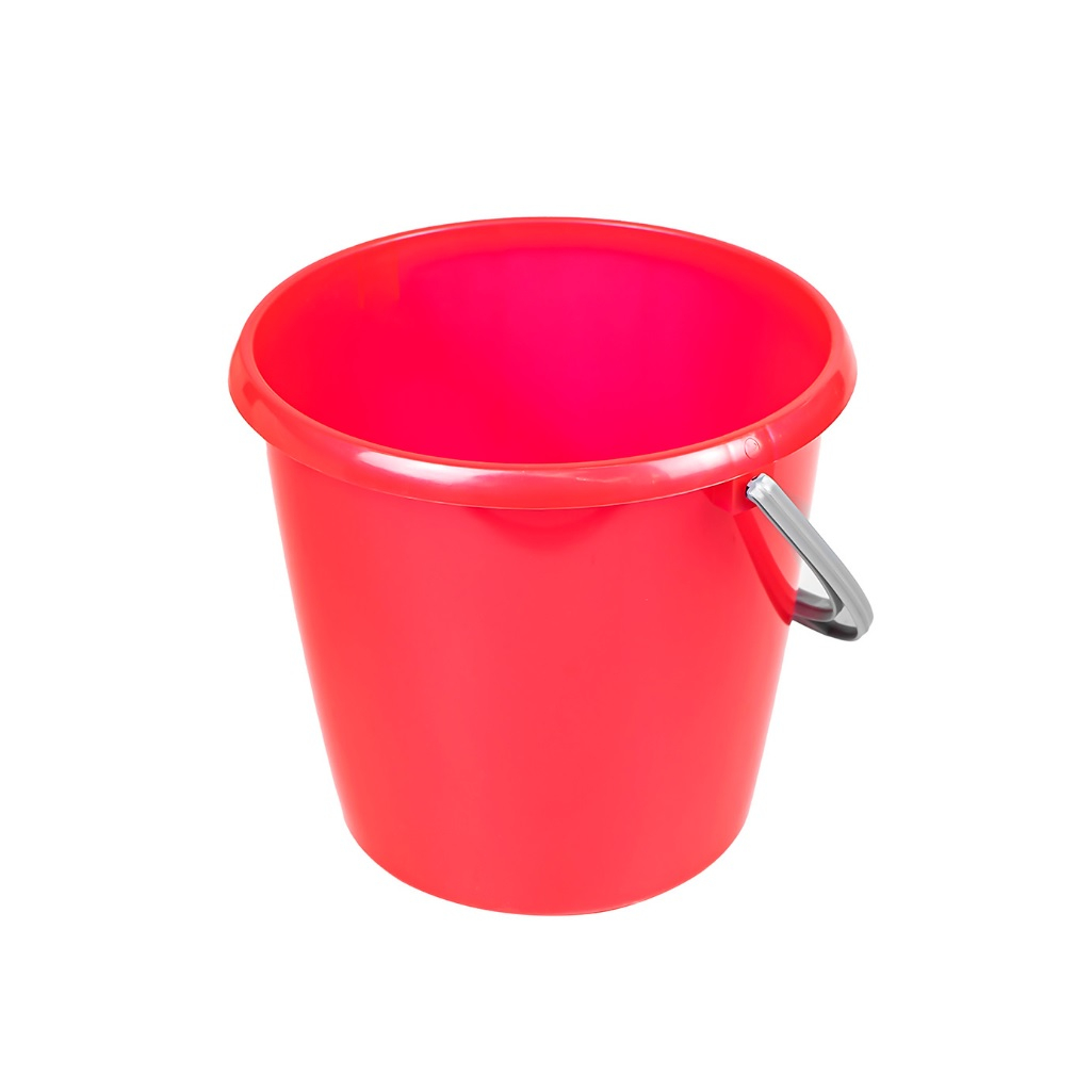 Ведро Мартика Соло, круглое, перламутровый красный, пластик, 3 л, С630КРА