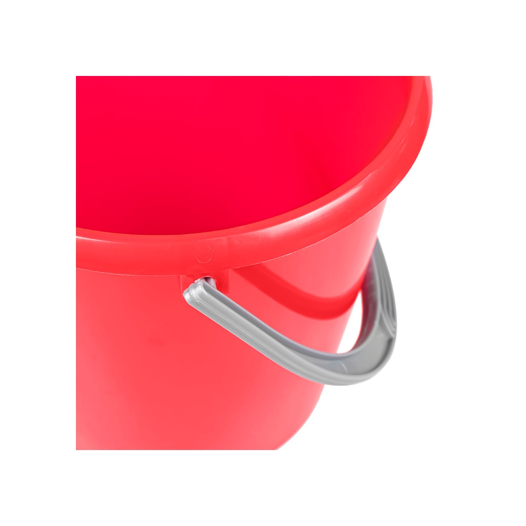 Ведро Мартика Соло, круглое, перламутровый красный, пластик, 3 л, С630КРА
