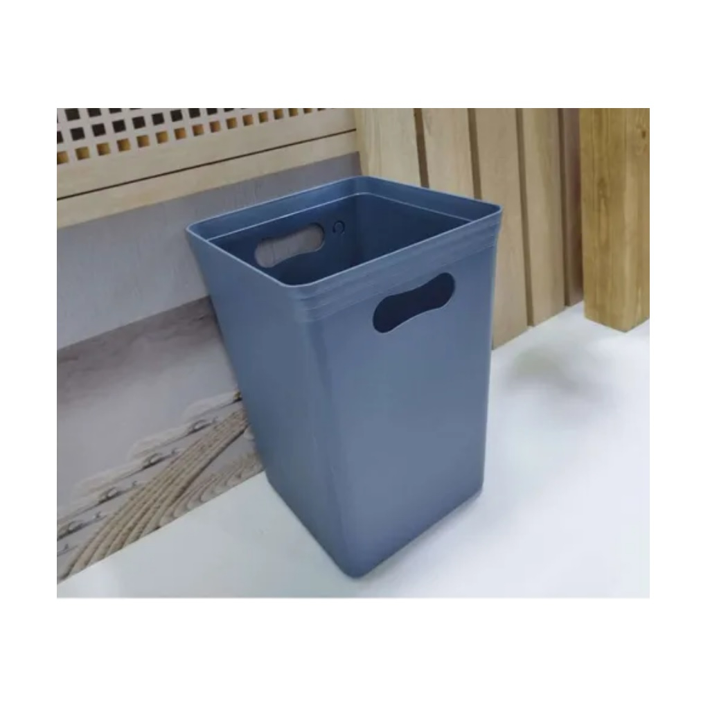 Ведро для мусора Plast Team Stockholm PT6571, квадратное, вулканический базальт, 15л