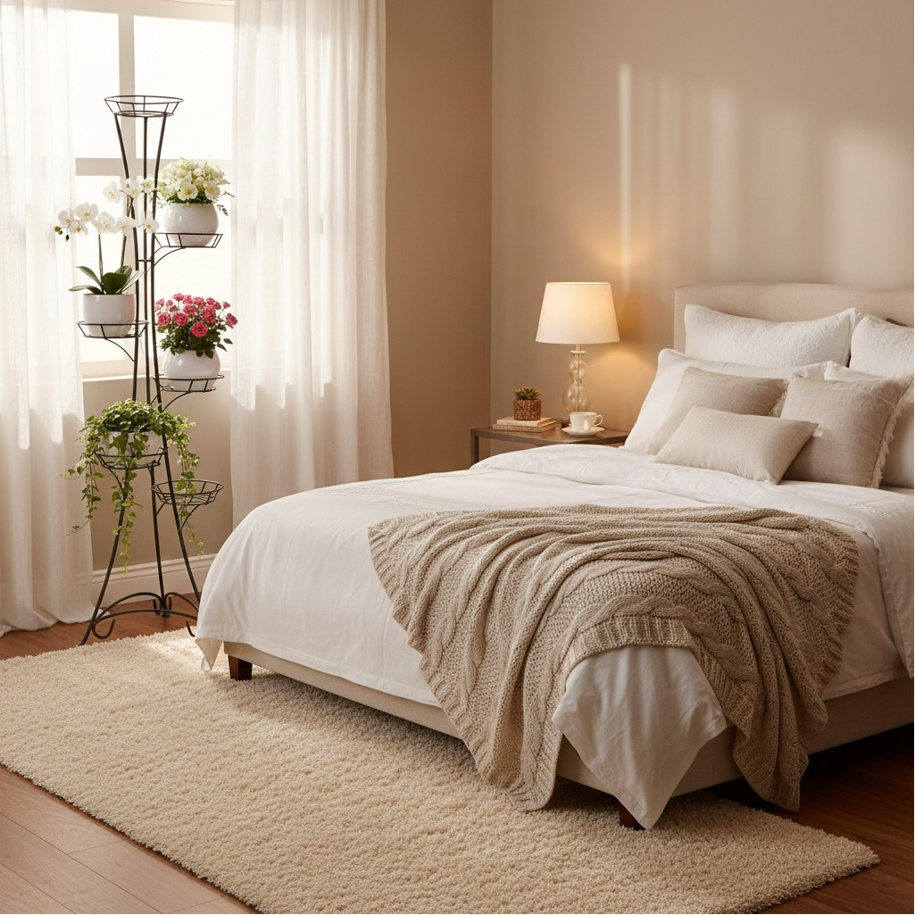 Подставка для цветов РЗДИ 233422, 9 горшков, металл, антик бронза