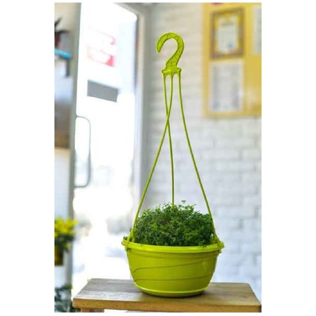 Горшок подвесной Венеция фисташка d-225 мм, 2.75 л Для высадки низкорослых цветущих растений