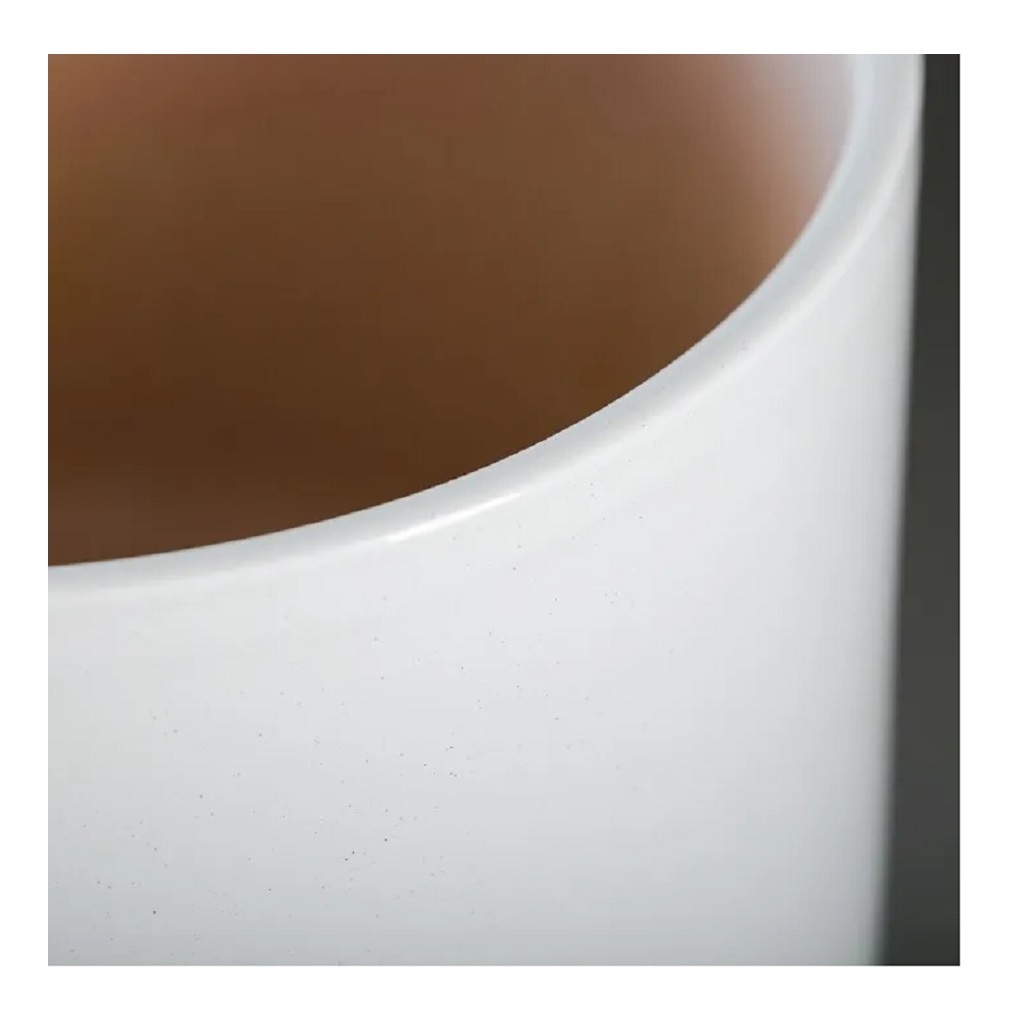 Горшок для цветов Афродита 7442051, керамический, с поддоном, 1.7 л, белый