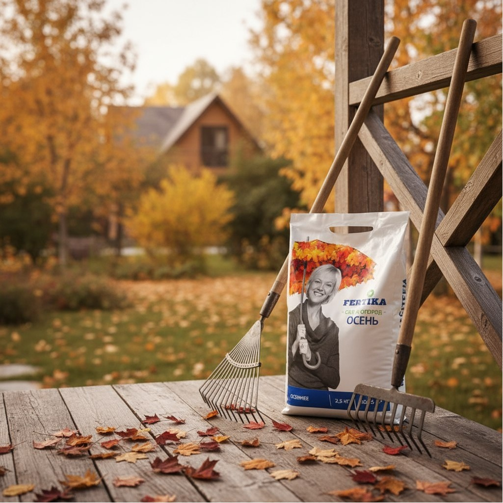 Удобрение Fertika Сад и Огород, Осень, гранулированное, минеральное, 2.5 кг