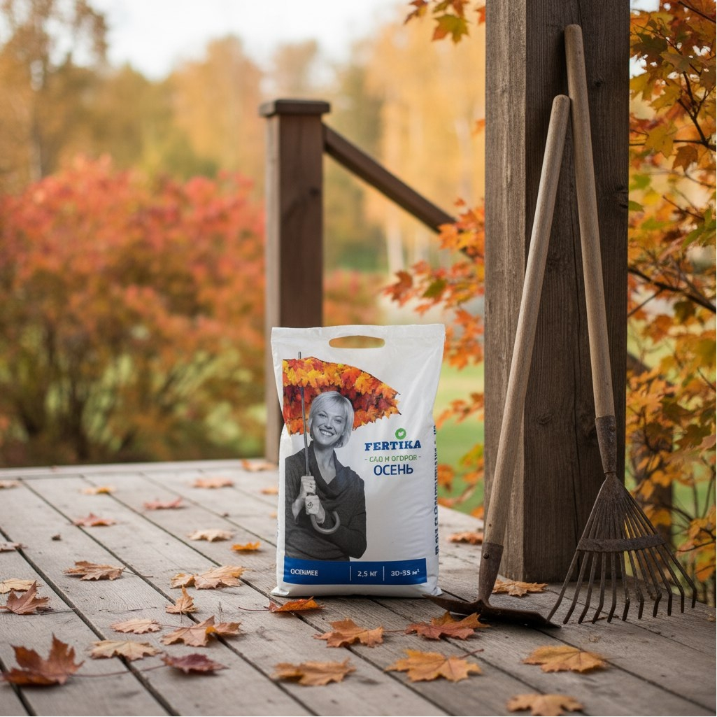 Удобрение Fertika Сад и Огород, Осень, гранулированное, минеральное, 2.5 кг