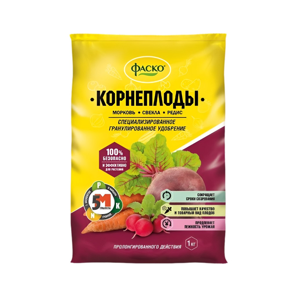Удобрение Гранулированное для Корнеплодов 1 кг Фаско