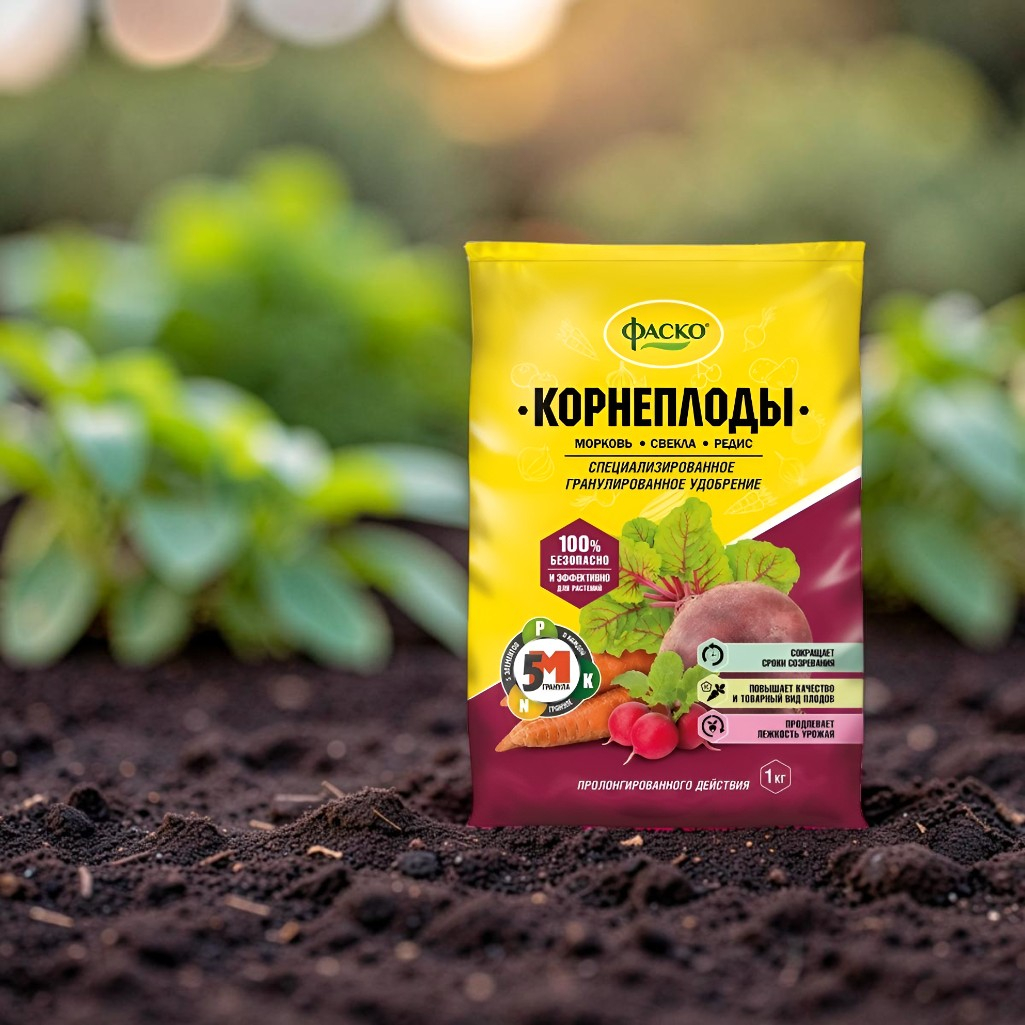 Удобрение Гранулированное для Корнеплодов 1 кг Фаско