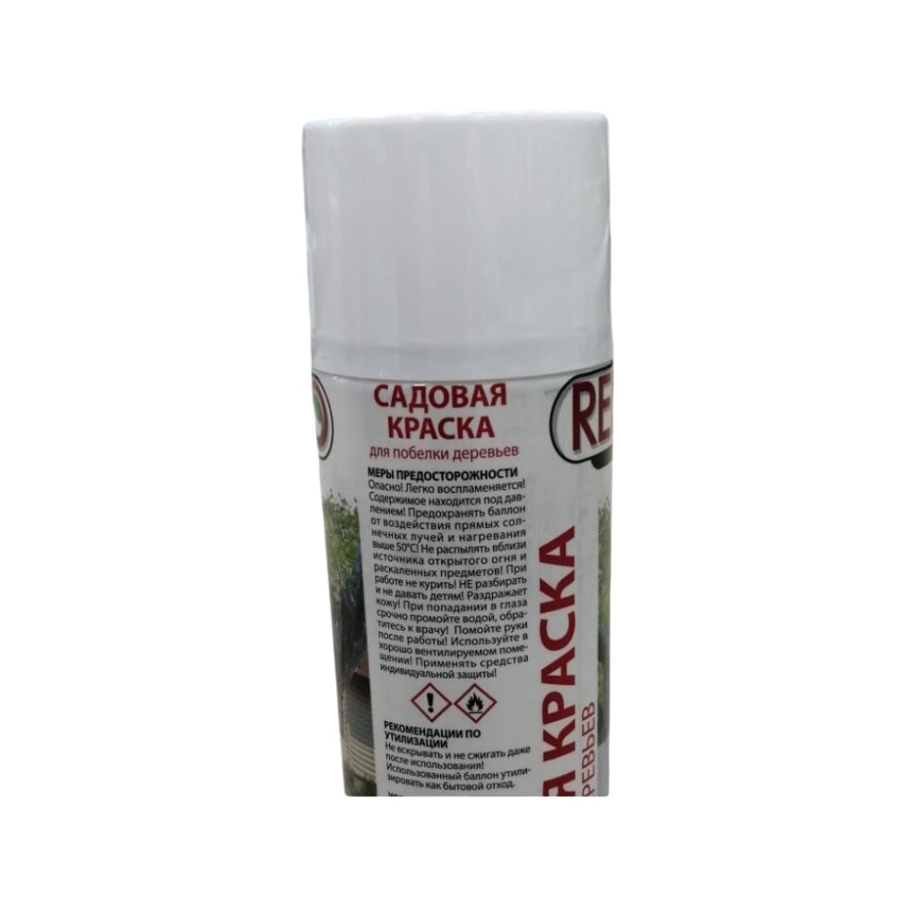 Краска Redo Garden садовая, для побелки деревьев от вредителей и солнечных ожогов, аэрозольная, 650 мл