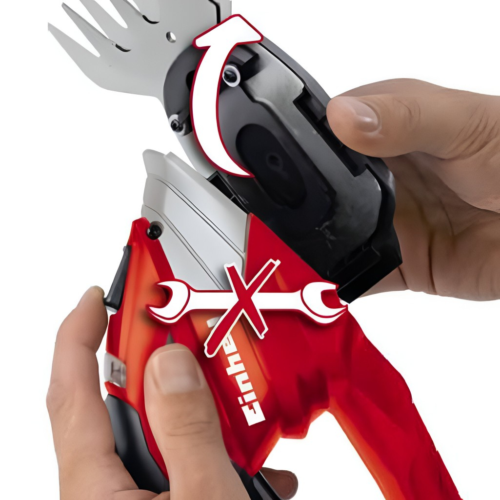 Ножницы+кусторез аккумуляторные Einhell GE-CG 12 Li для подстригания кустов