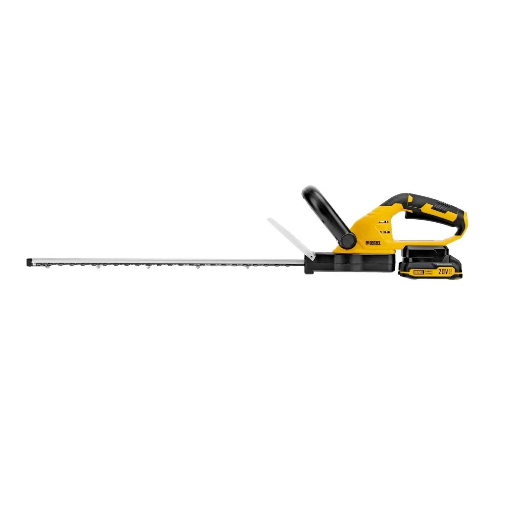 Кусторез аккумуляторный Denzel HTD-510, 59409, 20В, 1 акк. х 2.0Ah + з.у
