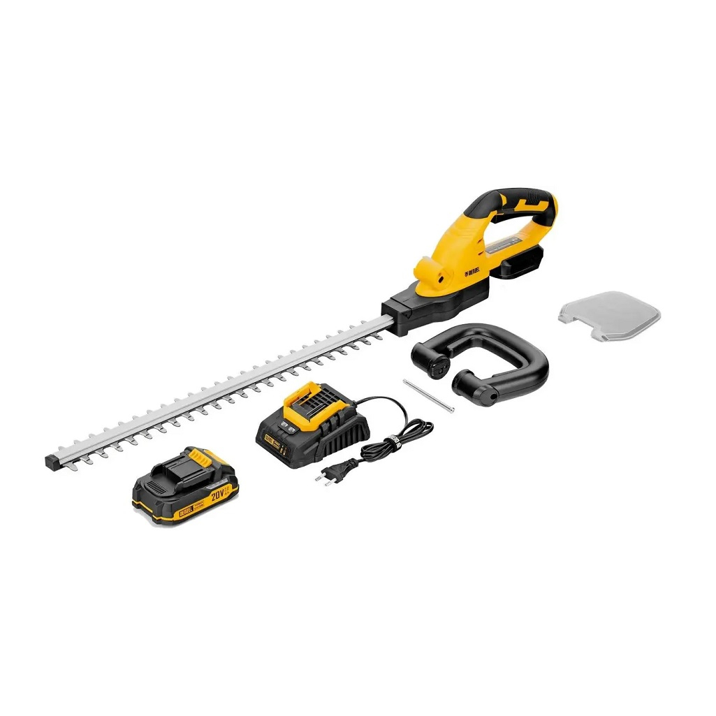 Кусторез аккумуляторный Denzel HTD-510, 59409, 20В, 1 акк. х 2.0Ah + з.у