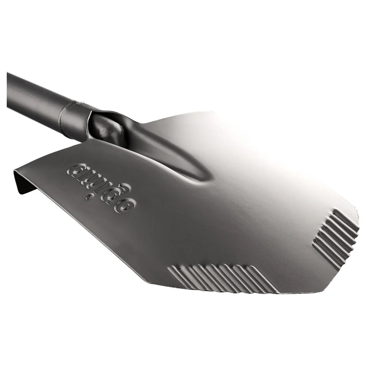 Лопата штыковая Amigo Grande 70191, прямая, с зубьями, закаленный штык, стальная рукоятка, антикоррозийное покрытие