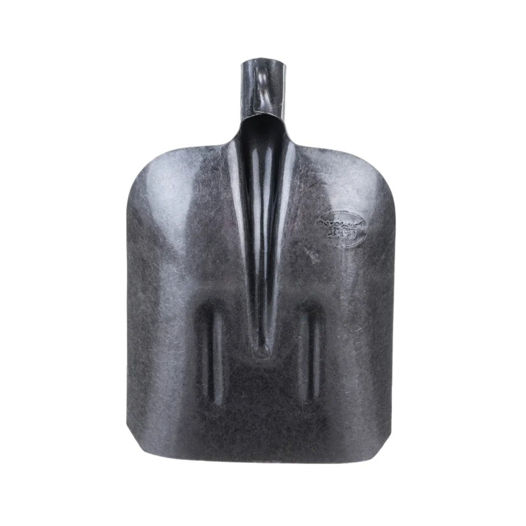 Лопата совковая с ребрами жесткости, рельсовая сталь, 208074, без черенка