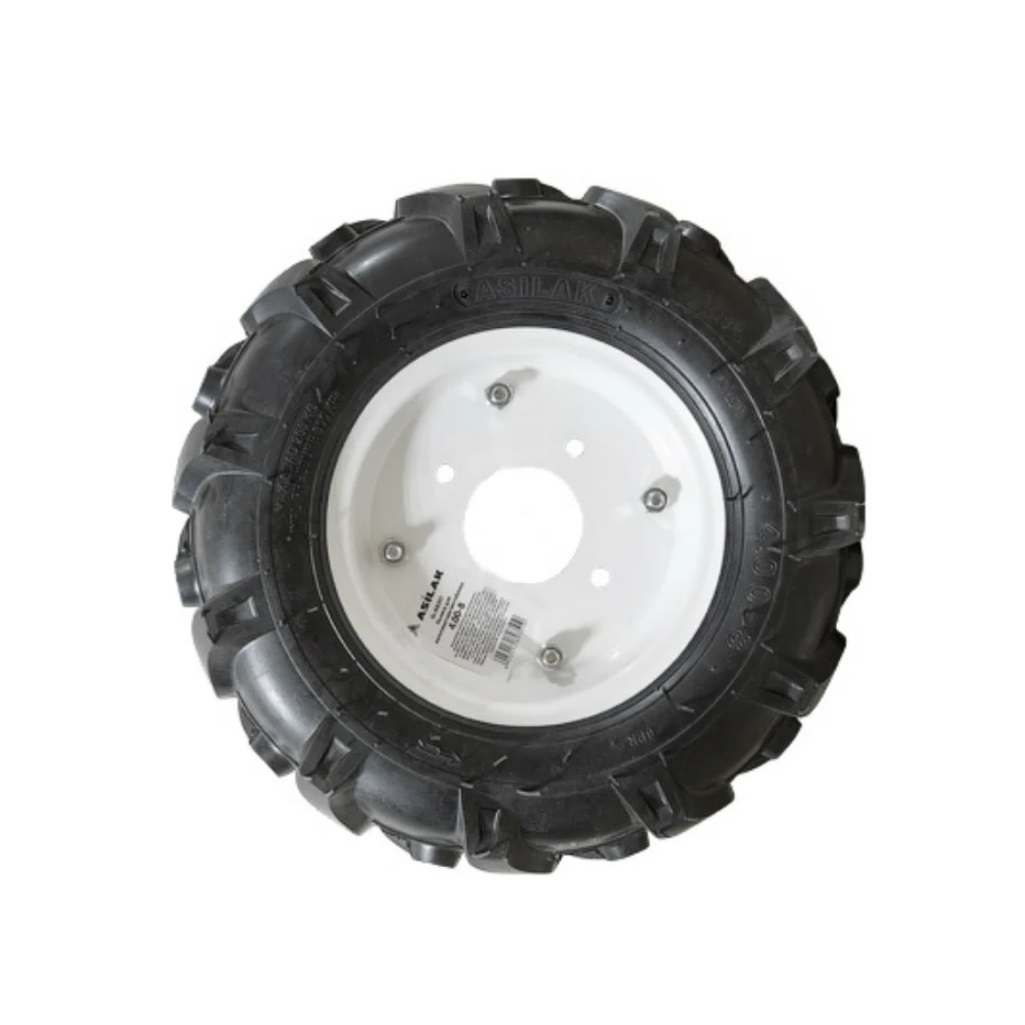 Колесо для мотоблока и культиватора Asilak SL-A8207 4.00-8, рисунок елочка, 1 штука