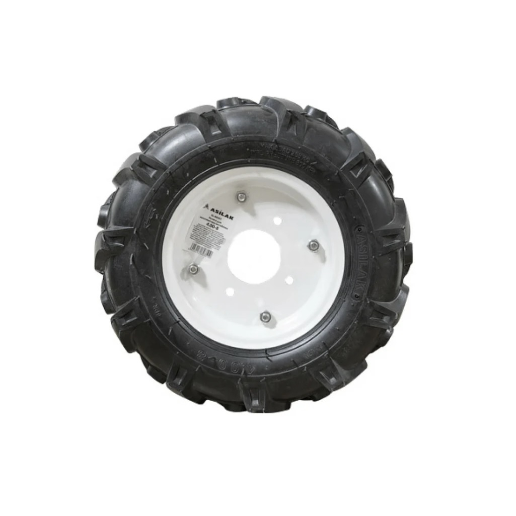 Колесо для мотоблока и культиватора Asilak SL-A8207 4.00-8, рисунок елочка, 1 штука
