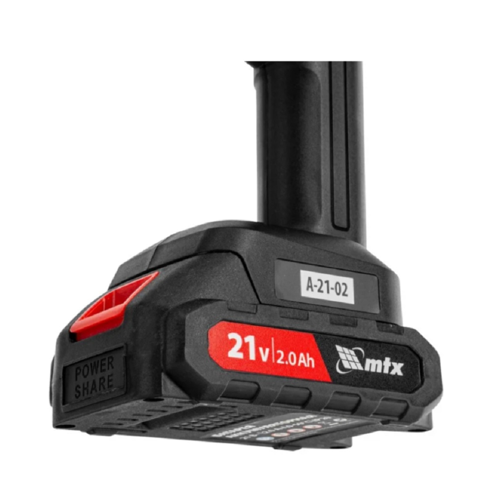 Мойка высокого давления MTX A-21-02, 58211, аккумуляторная, 21В, 2 акк.+з.у, 40 бар, 4 л/мин 