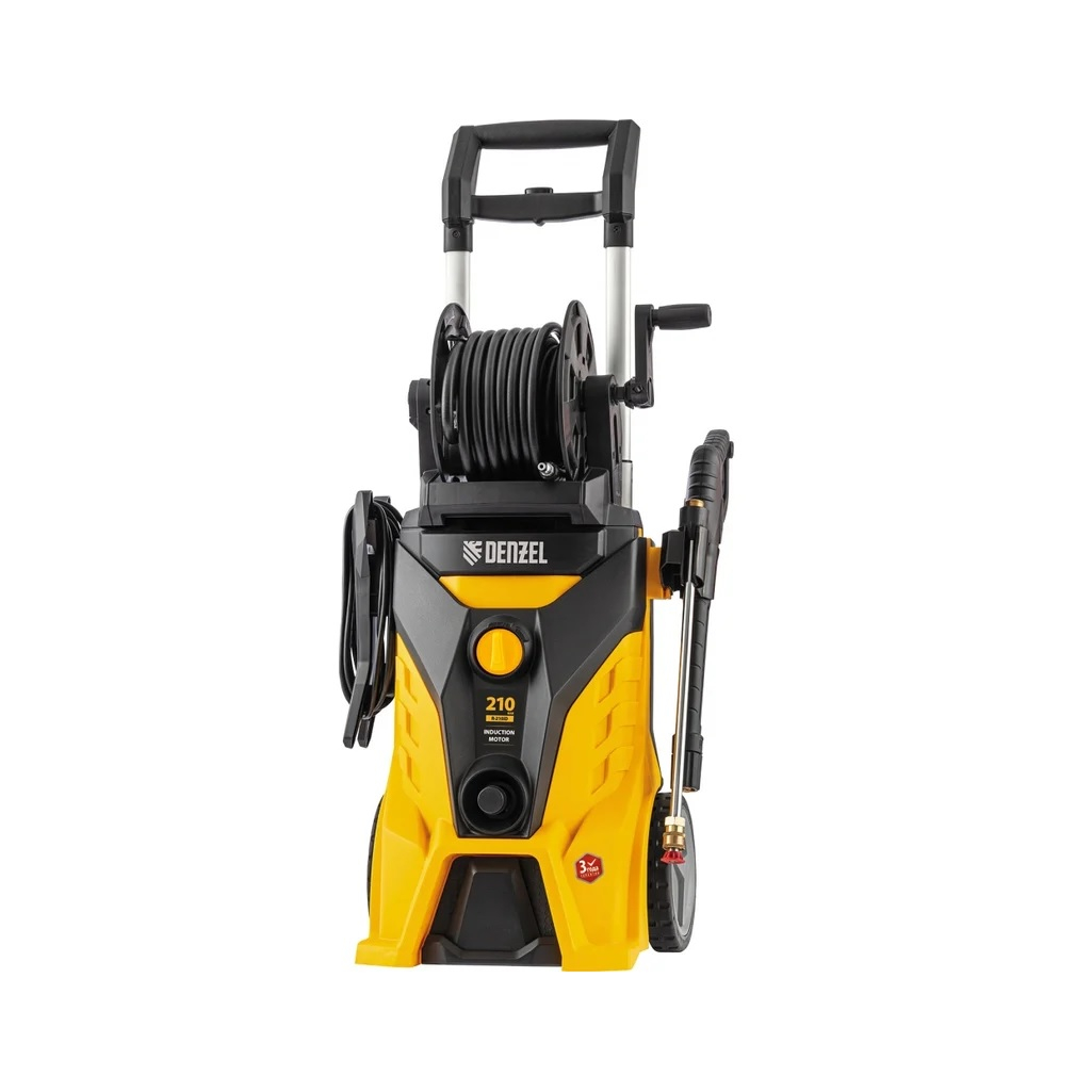 Мойка высокого давления Denzel R-210iD, 58237, 2.6 кВт, 210 бар, 8 л/мин