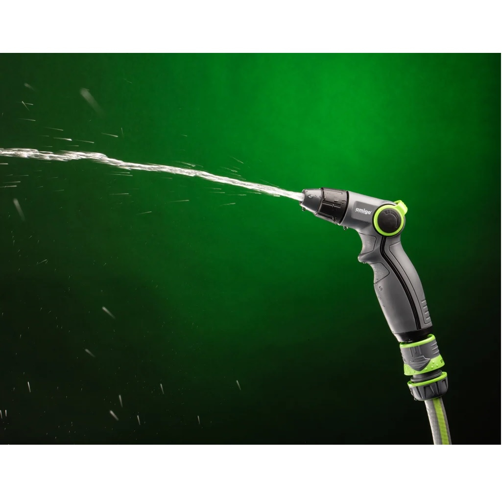 Пистолет-распылитель Amigo Grande 79390, регулируемый, 2 режима, фиксатор, пластик 